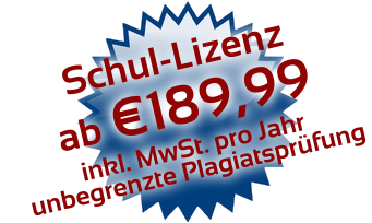 PlagAware Plagiatsprüfung Lizenz für Schulen