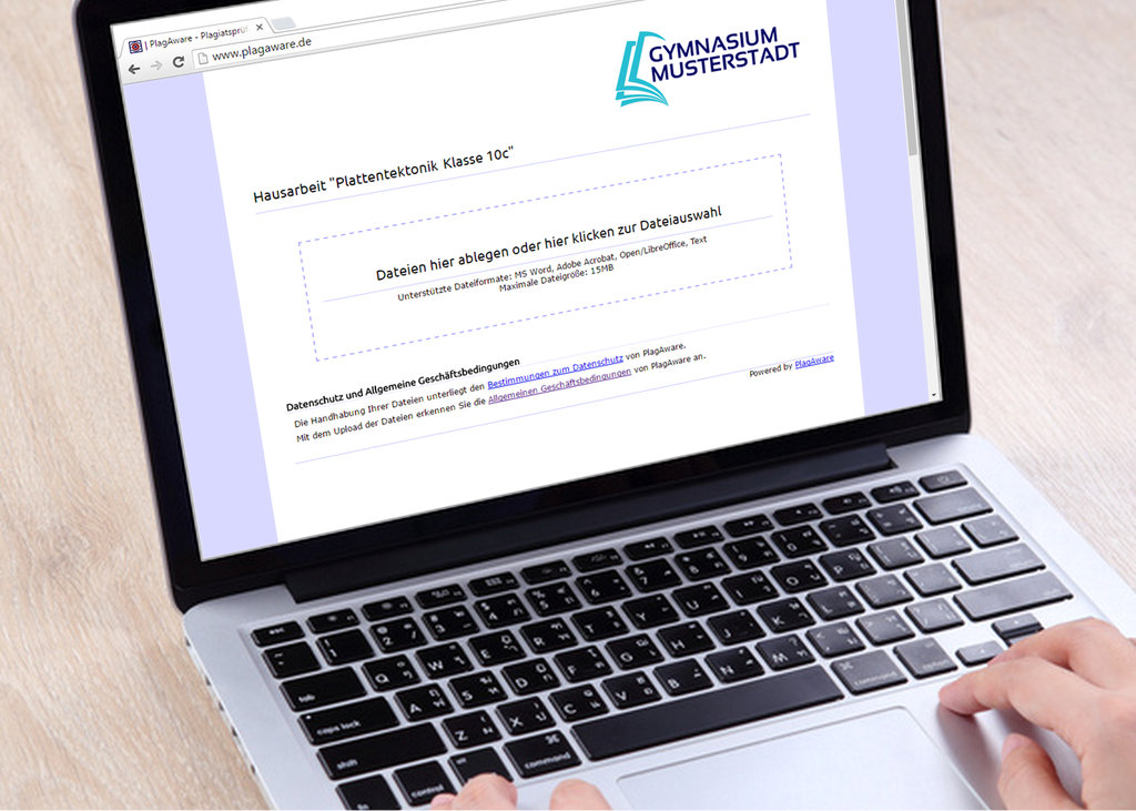 Einreichen einer Hausarbeit zur Plagiatsprüfung